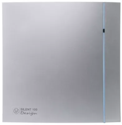 Aérateur ultra silencieux S&P Silent Design 100 CRZ Silver ø100 mm
