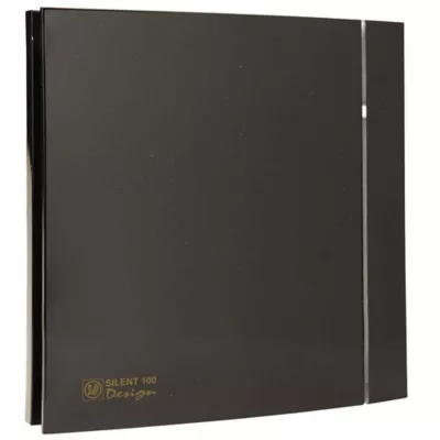 Aérateur ultra silencieux S&P Silent Design 100 CZ Black ø100 mm