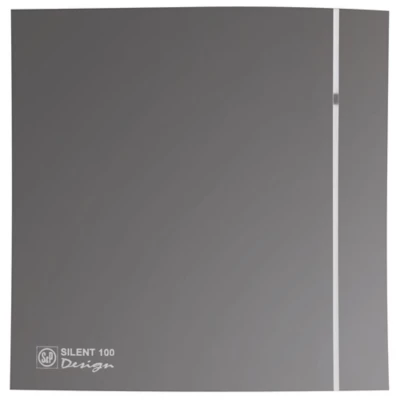 Aérateur ultra silencieux S&P Silent Design 100 CZ Gris ø100 mm
