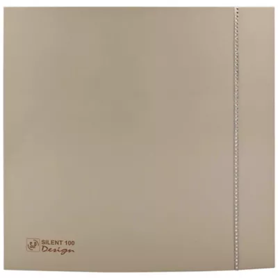 Aérateur ultra silencieux S&P Silent Design 100 CZ Champagne Swarovski ø100 mm