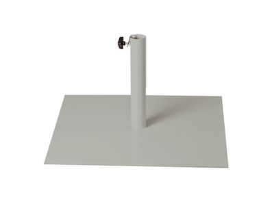 Pied de parasol FLAT acier laqué gris