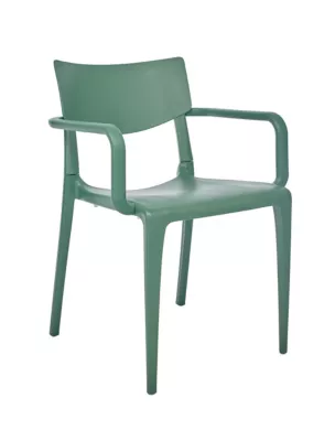 Fauteuil jardin TOWN polypropylène vert