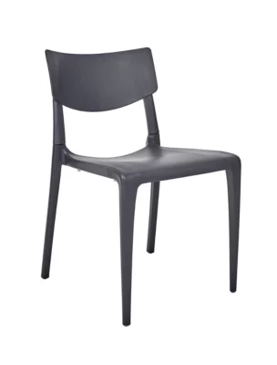 Chaise de jardin Town gris polypropylène
