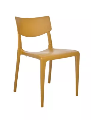 Chaise de jardin Town moutarde polypropylène
