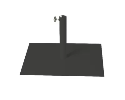Pied de parasol FLAT acier laqué anthracite