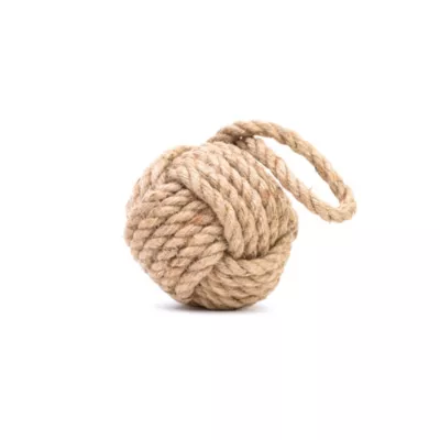 Bloque-porte boule noeud Rei tissu ⌀15x H.32 cm