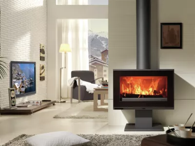 Poêle à bois en acier Panadero Maja-S 7.2kW 95m²