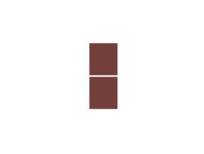 Façades de tiroirs Palma Innovo brique rouge L. 30 cm x H. 34 cm, 2 pièces