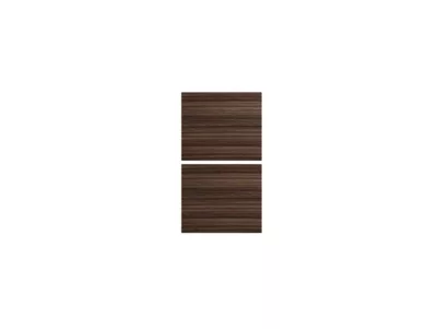 Façades de tiroirs Palma Innovo effet bois sombre L. 40 cm x H. 34 cm , 2 pièces