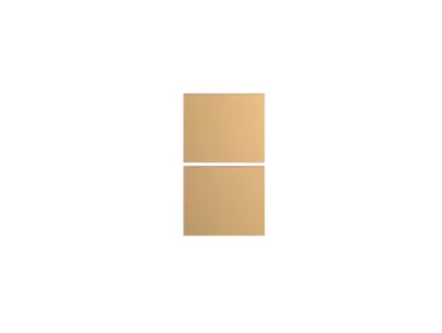 Façades de tiroirs Palma Innovo doré l. 40 cm , 2 pièces
