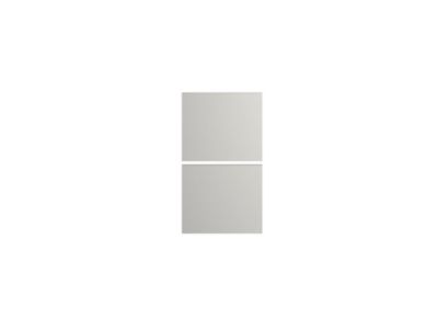 Façades de tiroirs Palma Innovo gris nuage L. 40 cm x H. 34 cm , 2 pièces