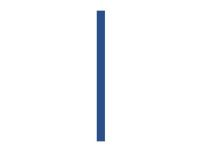 Plinthe de cuisine Palma bleu outremer mat H.15 x l.240 x Ep.1,8 cm