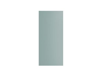 Panneau de finition îlot Palma bleu aqua brillant Ep.18 mm