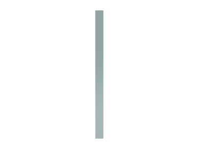 Plinthe de cuisine Palma bleu aqua brillant H.15 x l.240 x Ep.1,8 cm