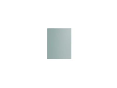 Façade de meuble sous-évier de cuisine Palma bleu aqua brillant l.45 cm