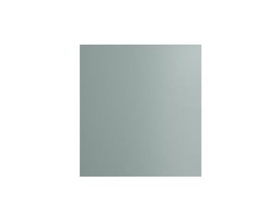 Façade XL de meuble de cuisine pour électroménager Palma bleu aqua brillant l.60 x H.65 cm
