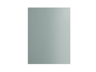 Façade XL de meuble de cuisine pour électroménager Palma bleu aqua brillant l.60 x H.80 cm