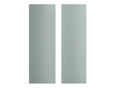 Façade de meuble XL haut d'angle cuisine Palma bleu aqua brillant l.30 x H.92 cm
