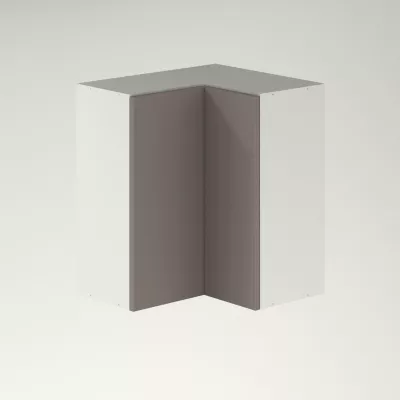 Façade de meuble haut d'angle cuisine Palma Innovo taupe l.30 x H.72 cm