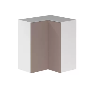 Façade de meuble haut d'angle cuisine Palma Innovo rose taupe l.30 x H.72 cm
