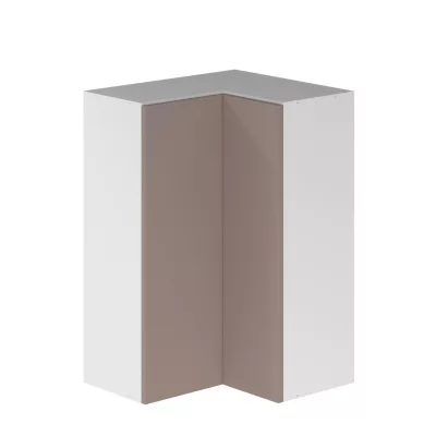 Façade de meuble haut d'angle cuisine Palma Innovo rose taupe l.30 x H.92 cm