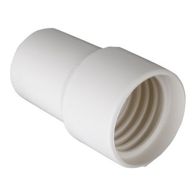 Embout de Tuyau Gre 38 mm à Visser blanc