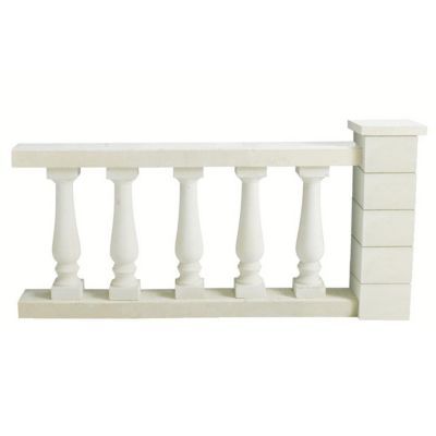 Balustre ronde blanche 13 x 13 x h.60 cm