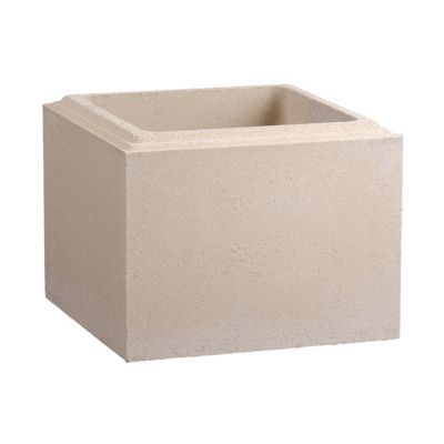 Elément de pilier ton pierre 22,5 x 22,5 cm