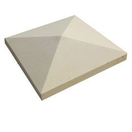 Chapeau de pilier pointe diamant Périgord 50 x 50 cm