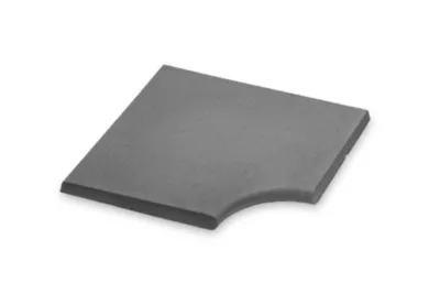 Margelle de piscine angle intérieur Garonne Pirineos béton L.40 X l.30 X ép.3 cm