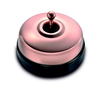 Interrupteur va-et-vient Fontini Dimbler Porcelaine noire, coque cuivre