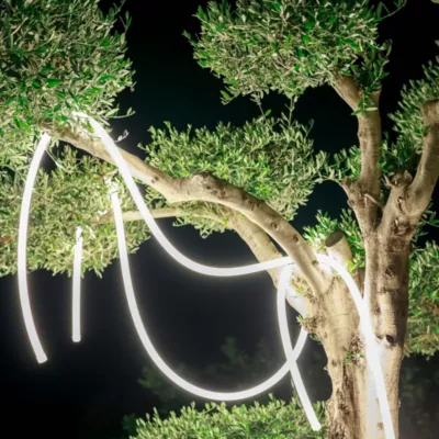 Guirlande lumineuse LED d'extérieur Neo câble silicone blanc IP65 6m 300lm Newgarden
