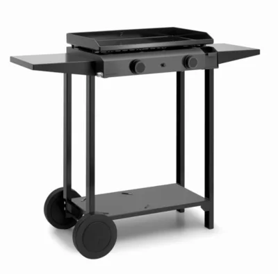 Chariot pour plancha Base 60 cm en acier noir Forge Adour