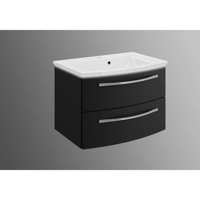 Meuble simple vasque l.70 x H.48.2 x P.48.3 cm, Image