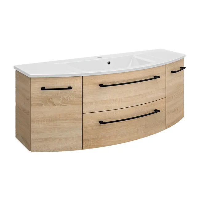 Meuble simple vasque l.130 x H.48.2 x P.48.3 cm, Image