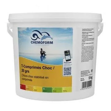 CHLORE CHOC STABILISE P.20G -SEAU 5KG- BMCMP5
