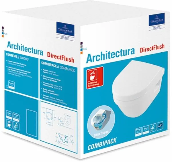WC COMBIPACK 38X48 ARCHITECTURA 4687FR01