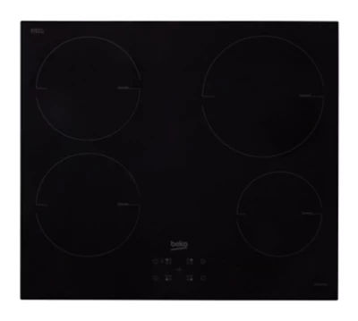Plaque de cuisson induction 4 foyers Beko coloris noir l.58 x P.51 x H.5,2 cm