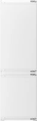 Réfrigérateur congélateur encastrable porte réversible Beko BCSA285K4SFN 193L / 78L, blanc