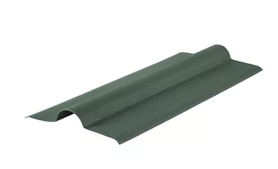Faitière bitumé ondulée vert 100 x 45 cm