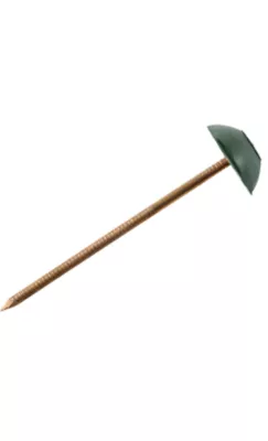 Lot de 100 pointes plaque bitume vert