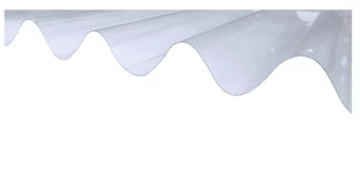 Image principale de Plaque ondulée polycarbonate transparent 200 x 100 cm (vendue à la plaque)