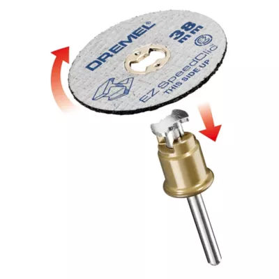 12 disques métaux à tronçonner Dremel SpeedClic 38 mm