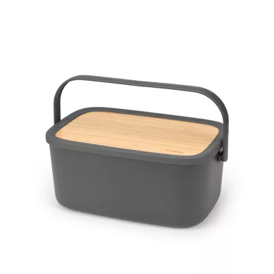 Huche à pain avec un couvercle Brabantia Nic anthracite