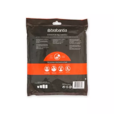 Sac poubelle perfectfit brabantia 5L - 40 pièces