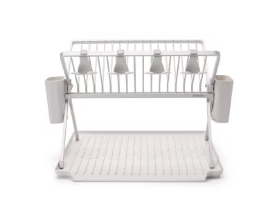 Égouttoir pliable en métal gris clair Brabantia Sinkside taille L