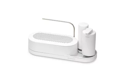 Set distributeur de savon, plateau, blanc, Brabantia Sinkstyle