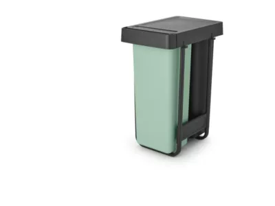Poubelle de tri encastrable Brabantia Sort & Go 2 x 30 L vert clair
