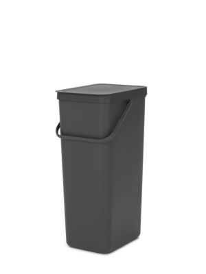 Poubelle de tri Brabantia Sort & Go 40 L gris