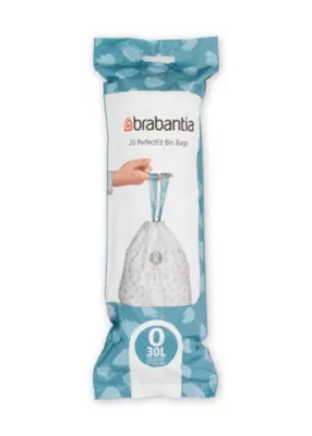 Sac-poubelle Brabantia PerfectFit blanc 30 L